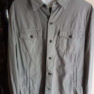 Quilted Lined Shirt Jacket.